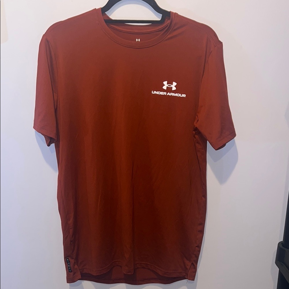 Under Armour Mens Rush HeatGear Short Sleeve Training T-Shirt Size Small